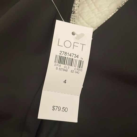 NWT LOFT tailored dress size 4 - Picture 12 of 14